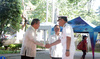 9. MGen Caballes and Commo Dorvin Legaspi shakes hands at the Plaza Cuartel.jpg